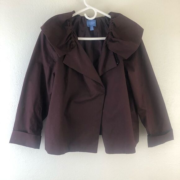 Simply Vera Vera Wang Long Sleeve Cotton Jacket PL - Picture 1 of 5